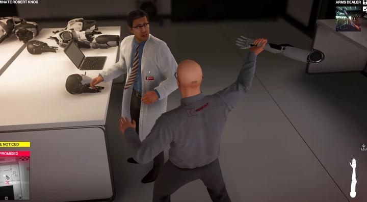 Uderz kogokolwiek ręką androida, nie własną - Wyzwania: wyczyny w misji Linia Mety (Miami) | Hitman 2 - Hitman 2 - poradnik do gry