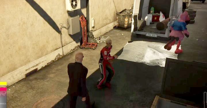 Nikt nikogo nie musi od razu zabijać... wystarczy trochę straszenia - Wyzwania: wyczyny w misji Linia Mety (Miami) | Hitman 2 - Hitman 2 - poradnik do gry