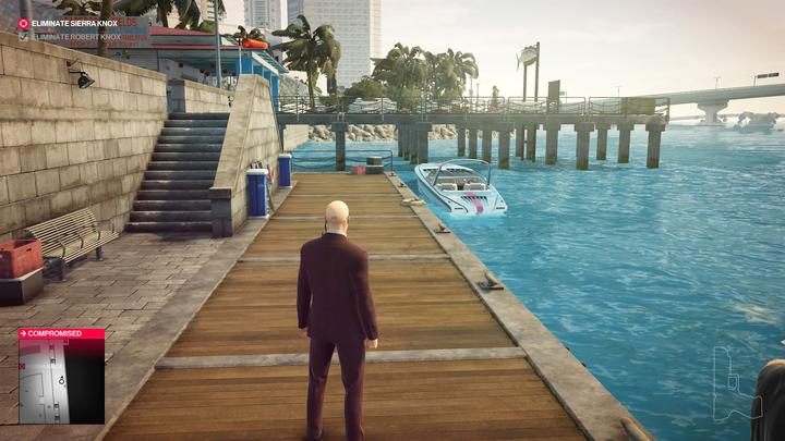A oto i motorówka - Wyzwania: eksploracje w misji Linia Mety (Miami) | Hitman 2 - Hitman 2 - poradnik do gry