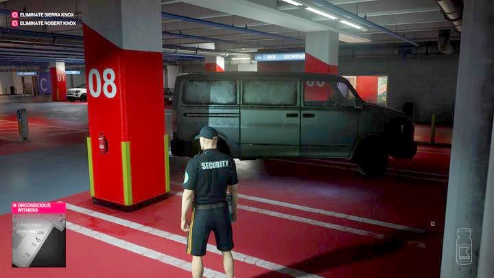Van na parkingu, w którym znajdziesz dokumenty - Wyzwania: eksploracje w misji Linia Mety (Miami) | Hitman 2 - Hitman 2 - poradnik do gry