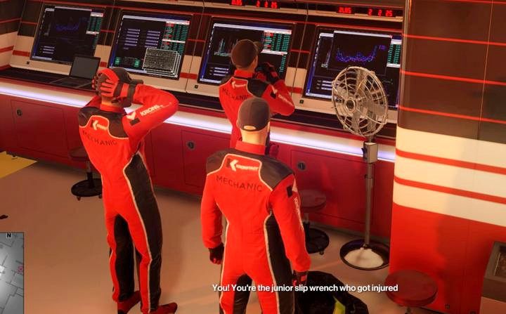 Przebranie mechanika wyścigowego Kronstadt - Najlepsze przebrania w misji Linia Mety (Miami) | Hitman 2 - Hitman 2 - poradnik do gry