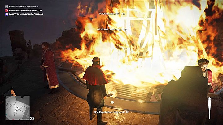 Wyzwanie to powiązane jest z misją fabularną Jak Feniks z popiołów - Zamordowanie Zoe Washington w misji Stowarzyszenie Arki | Hitman 2 - Hitman 2 - poradnik do gry