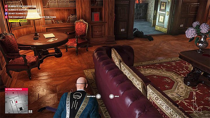 Tuż po tym jak Stała odleci z wyspy rozpocznie się odliczanie - masz 5 minut na zabicie Sophie i Zoe Washington, bo w przeciwnym razie zawalisz misję - Jak zachować się w sprawie Stałej w misji Stowarzyszenie Arki? | Hitman 2 - Hitman 2 - poradnik do gry
