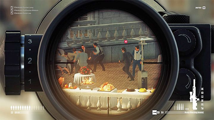 Podczas rozgrywania misji bardzo wskazane jest polegania na trybie instynktu - The Last Yardbird w lokalizacji Himmelstein | Hitman 2 - Hitman 2 - poradnik do gry