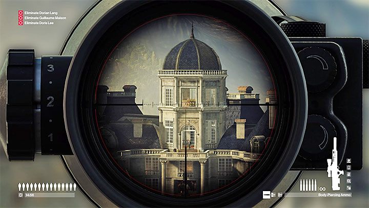 1) Pomieszczenie z żyrandolem - Mogą się w nim spotkać wszystkie trzy osoby - The Last Yardbird w lokalizacji Himmelstein | Hitman 2 - Hitman 2 - poradnik do gry