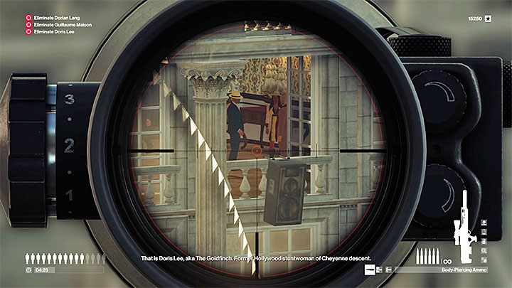 2) Pomieszczenie z armatą - Mogą się w nim spotkać wszystkie trzy osoby - The Last Yardbird w lokalizacji Himmelstein | Hitman 2 - Hitman 2 - poradnik do gry