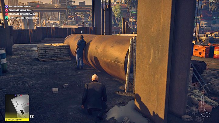 Musisz teraz zinfiltrować wieżowiec, w którym przebywa Dawood Rangan - Zadania fabularne w misji Pościg za zjawą | Hitman 2 - Hitman 2 - poradnik do gry