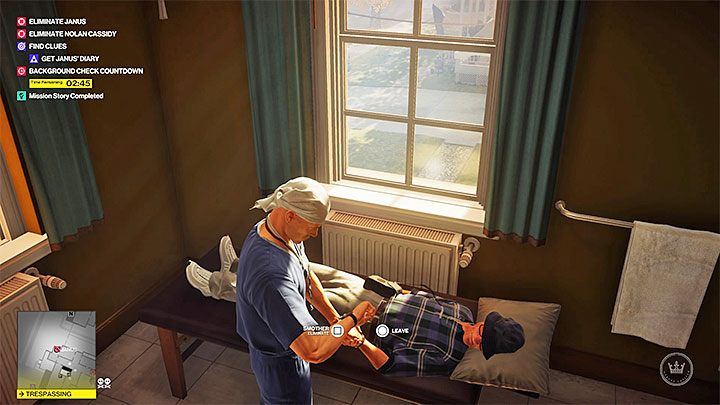 Niezależnie jaki wybrałeś wariant zagadaj do Janusa żeby zaczął podążać za Agentem 47 - Misje fabularne w Zatoczce Whittleton | Hitman 2 - Hitman 2 - poradnik do gry