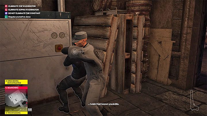 Przebranie najemnika możesz zdobyć w pokazanej na obrazku 1 kostnicy, w której znajdują się zwłoki Janusa - Jak łatwo zdobyć pierwsze przebranie w misji Stowarzyszenie Arki? | Hitman 2 - Hitman 2 - poradnik do gry
