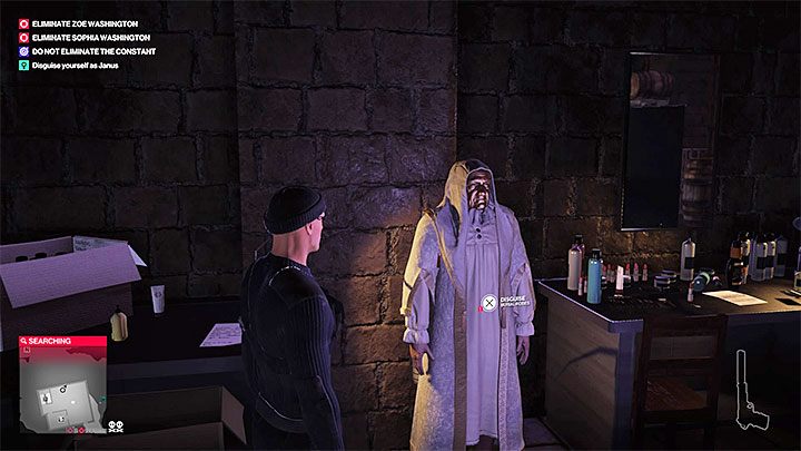 Możesz już podejść do zawieszonego stroju Janusa - Misje fabularne w misji Stowarzyszenie Arki | Hitman 2 - Hitman 2 - poradnik do gry