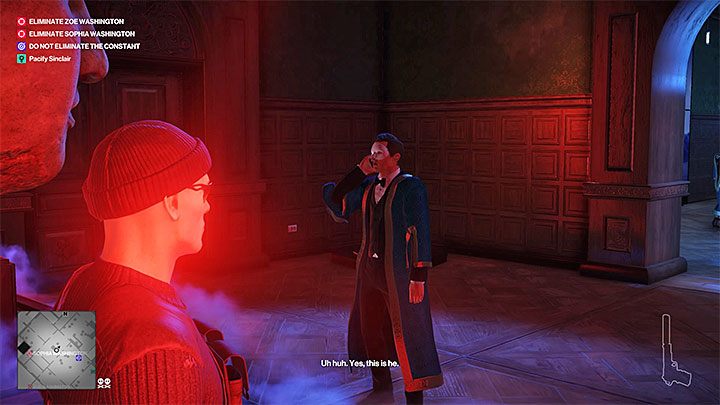 Wyjdź z pokoju ochrony i wejdź do pobliskiego pomieszczenia wystawowego Hiperborei (Hyperborea Showroom) - Misje fabularne w misji Stowarzyszenie Arki | Hitman 2 - Hitman 2 - poradnik do gry