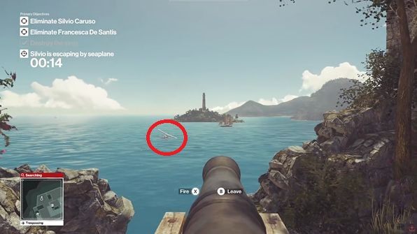 Poczekaj aż samolot znajdzie się się w zasięgu, po czym wystrzel armatą - Hitman 2: Sapienza - wszystkie trofea, lista (Misje Legacy) - Hitman 2 - poradnik do gry