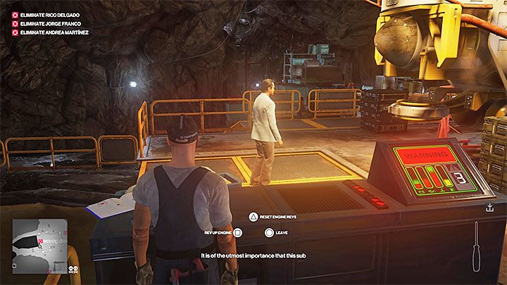 Podejdź do pokazanego na obrazku panelu kontrolnego - Zadania fabularne w misji Trzygłowy wąż | Hitman 2 - Hitman 2 - poradnik do gry