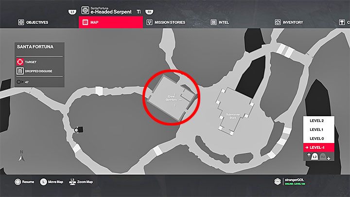 Drugie miejsce to nasza rekomendacja - komputer monitoringu jest w kwaterach załogi obok jaskini z łodzią podwodną - Gdzie sabotować monitoring w misji Trzygłowy wąż w Hitman 2? - Hitman 2 - poradnik do gry