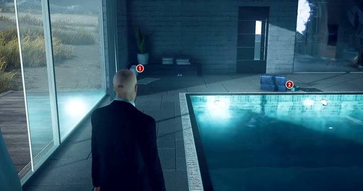Kamery będą znajdować się także w budynku na poziomie mistrzowskim - Przygotowanie na przyjazd celu w misji Zew Nocy w Hitman 2 - Hitman 2 - poradnik do gry