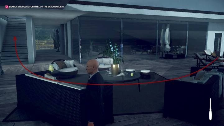 Wejście na dach - Zamordowanie Almy Reynard w misji Zew Nocy w Hitman 2 - Hitman 2 - poradnik do gry