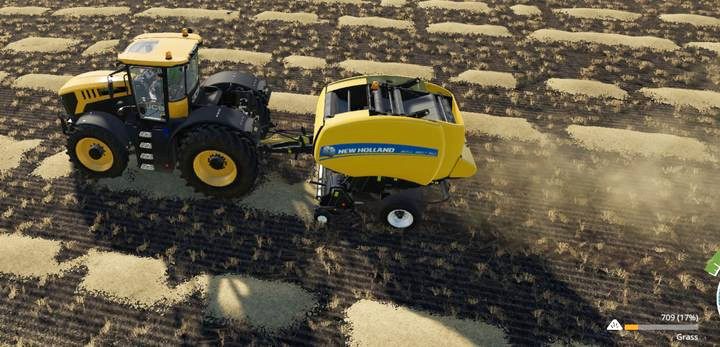 Pomimo zbierania słomy, urządzenie napełnia się trawą - Farming Simulator 19: Zamiana słomy w trawę / siano - jak wykorzystać bug? - Farming Simulator 19 - poradnik do gry