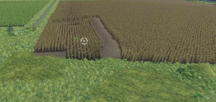 Po aktywacji narzędzia, kursor staje się miejscem edycji - Farming Simulator 19: Wyrównywanie terenu - jak używać? - Farming Simulator 19 - poradnik do gry