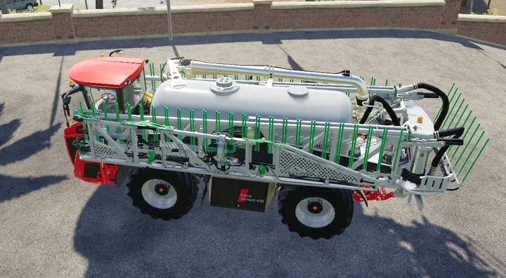 Homer Terra Variant 435 z zamontowanym rozrzutnikiem Samson SBH4 36 - Farming Simulator 19: HOLMER Terra Variant DLC - Farming Simulator 19 - poradnik do gry