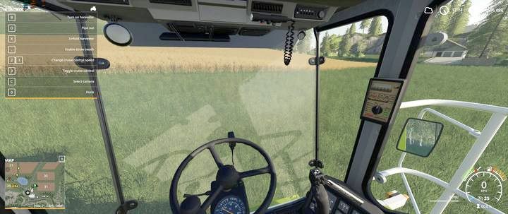 Wnętrze kombajnu CLAAS DOMINATOR 108 SL MAXI - Farming Simulator 19: Platinum Expansion (CLAAS Pack) - Farming Simulator 19 - poradnik do gry