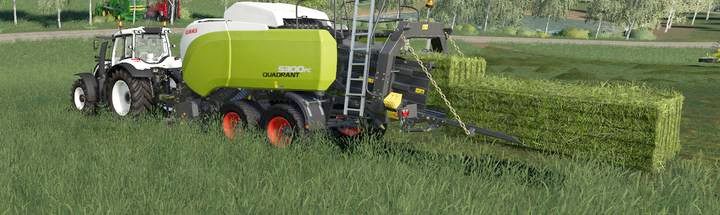 Prasa CLAAS QUADRANT 5300 FC przygotowuje bele-kostki - Farming Simulator 19: Platinum Expansion (CLAAS Pack) - Farming Simulator 19 - poradnik do gry