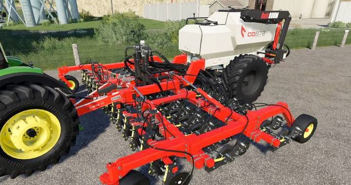 Bourgault FMS CD872-8 to najmniejszy, ośmiometrowy, siewnik w tym DLC - Farming Simulator 19: Bourgault DLC - Farming Simulator 19 - poradnik do gry