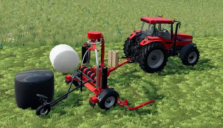 Na koniec, urządzenia, które powinny przyciągnąć najwięcej uwagi z powodu nieco zwiększonego komfortu użytkowania w zestawieniu z maszynami podstawowymi: owijarka Viscon BW 2850 oraz prasa Viscon FastBale - Farming Simulator 19: Kverneland & Vicon Equipment Pack - Farming Simulator 19 - poradnik do gry