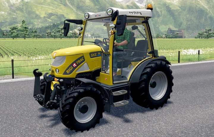 Pracuje praktycznie bez dźwięku, oferuje przyzwoite przyspieszenie i może zostać wyposażony w podwójne koła - Farming Simulator 19: Alpine Farming Expansion - Farming Simulator 19 - poradnik do gry