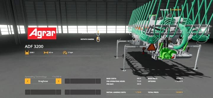 Zwróćcie uwagę na rozrzutnik gnojówki Agar ADF 3200 - Farming Simulator 19: Alpine Farming Expansion - Farming Simulator 19 - poradnik do gry