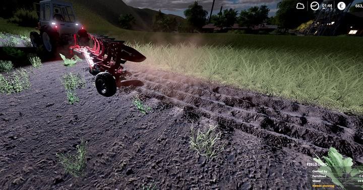 Po przejechaniu pługiem, na polu pojawiają się charakterystyczne równe rzędy ziemi - Farming Simulator 19: Zboża - uprawa, porady - Farming Simulator 19 - poradnik do gry