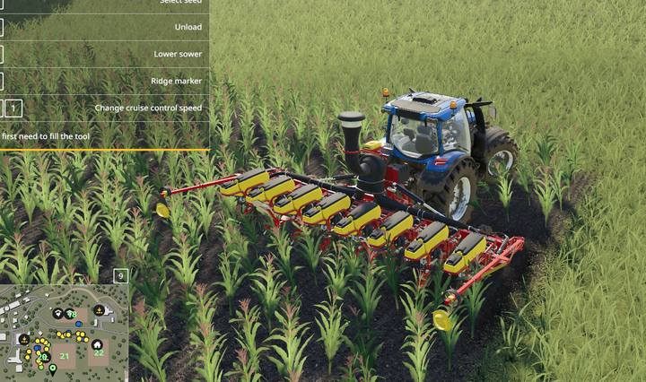 Wiele siewników i sadzarek posiada duży obszar roboczy, a nie potrzebują mocnych ciągników do obsługi - Farming Simulator 19: Zboża - uprawa, porady - Farming Simulator 19 - poradnik do gry