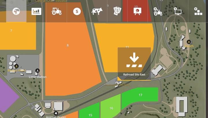 Silos publiczny - na mapie znajdują się takie dwa - Farming Simulator 19: Magazynowanie zbiorów - Farming Simulator 19 - poradnik do gry