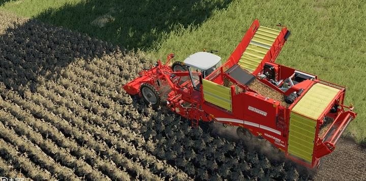 Grimme Varitron 470 Platinum Terra Trac - czołg do ziemniaków - Farming Simulator 19: Rośliny okopowe - uprawa, porady - Farming Simulator 19 - poradnik do gry