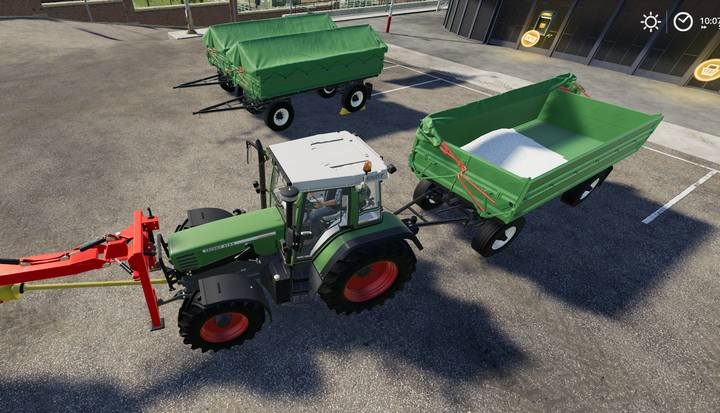 Opcja, którą wybierze zapewne większość graczy, to możliwość przesypania zawartości palet bezpośrednio do wywrotki - Farming Simulator 19: Zbiorniki maszyn - jak napełniać? - Farming Simulator 19 - poradnik do gry