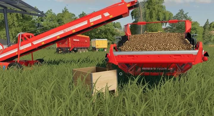 Dodatkową maszyną w systemie pasów jest Grimme RH 24-60 - Farming Simulator 19: System pasów - jak działa? - Farming Simulator 19 - poradnik do gry