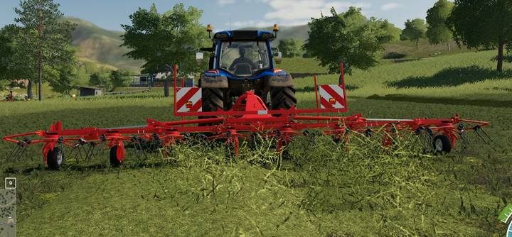 Trawa nie wyschnie, dopóki nie potraktujesz jej Przetrząsaczem - Farming Simulator 19: Trawa, siano i kiszonka - poprawa jakości plonów - Farming Simulator 19 - poradnik do gry