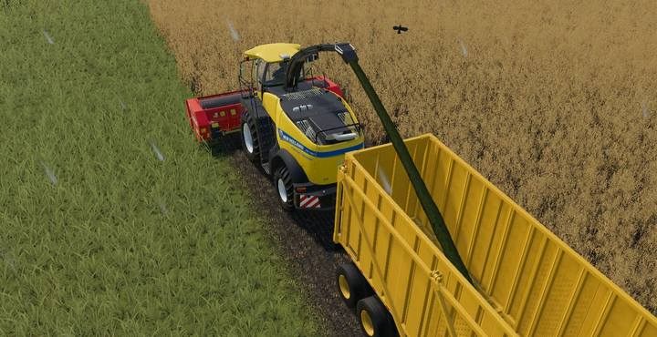 Silosokombajn może pracować także w deszczu - Farming Simulator 19: Sieczka - poprawa jakości plonów - Farming Simulator 19 - poradnik do gry