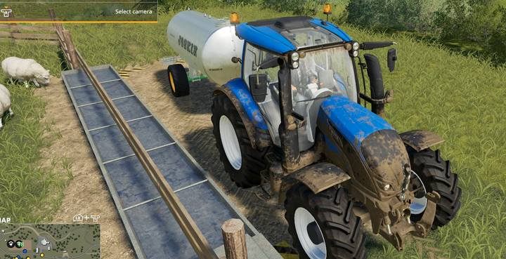 Napełnij poidła dla zwierząt z cysterny z wodą - Farming Simulator 19: Owce - hodowla - Farming Simulator 19 - poradnik do gry
