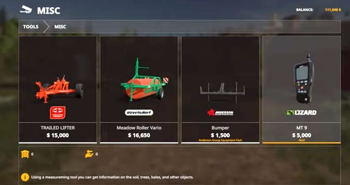 Aby sprawdzać wilgotność w danym miejscu, możesz zaopatrzyć się w wygodne narzędzie dostępne w sklepie, Lizard MT 9, w kategorii inne - Farming Simulator 19: Seasons 19 - Rośliny, uprawa - Farming Simulator 19 - poradnik do gry