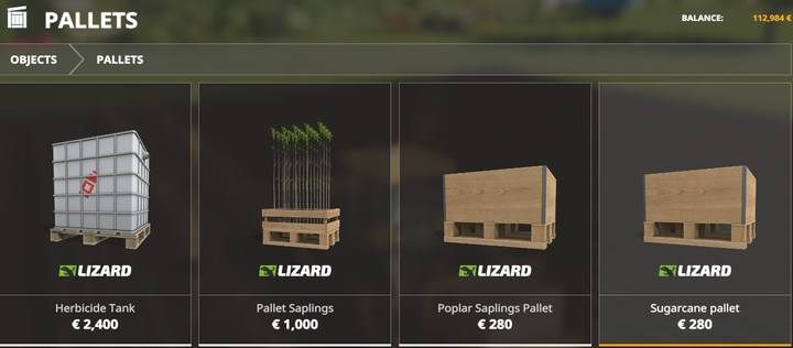 Paleta uzupełniająca sadzarkę trzciny cukrowej - Farming Simulator 19: Trzcina cukrowa - uprawa, porady - Farming Simulator 19 - poradnik do gry