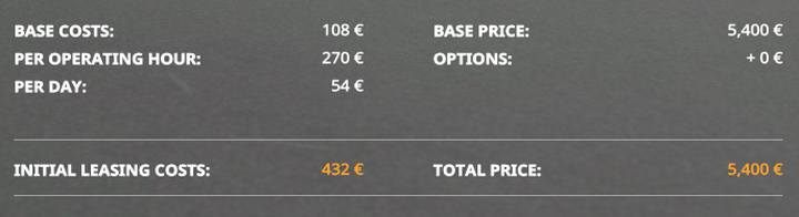 Pamiętaj, że nie zawsze musisz kupować maszyny - możesz nająć je w opcji leasingu, płacąc dzienną opłatę za samo ich posiadanie (1% wartości) oraz za ich użytkowanie (naliczane w czasie rzeczywistym) - Farming Simulator 19: Pojazdy dostępne w grze - zestawienie - Farming Simulator 19 - poradnik do gry