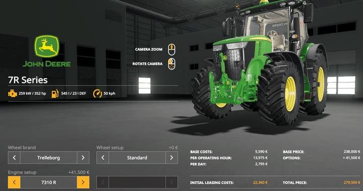 John Deere 7R Series - Farming Simulator 19: Ciągniki i ciężarówki - Farming Simulator 19 - poradnik do gry