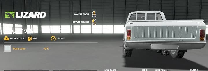 Lizard Pickup 1978 - Farming Simulator 19: Ciągniki i ciężarówki - Farming Simulator 19 - poradnik do gry