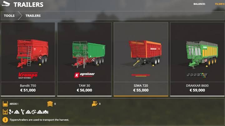 Niektóre z przyczep posiadają szczególne zastosowania - Farming Simulator 19: Przyczepy i naczepy - Farming Simulator 19 - poradnik do gry