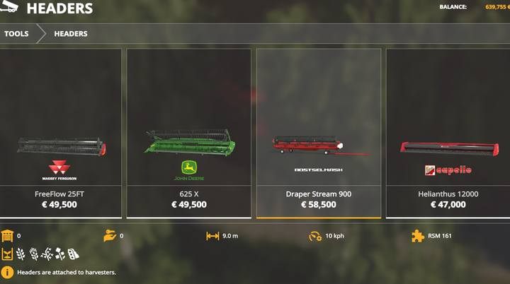 Hedery - Farming Simulator 19: Kombajny i hedery - Farming Simulator 19 - poradnik do gry