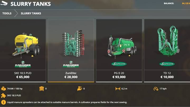 Kultywatory przy zbiornikach na gnojówkę - Farming Simulator 19: Maszyny do obróbki pola - Farming Simulator 19 - poradnik do gry