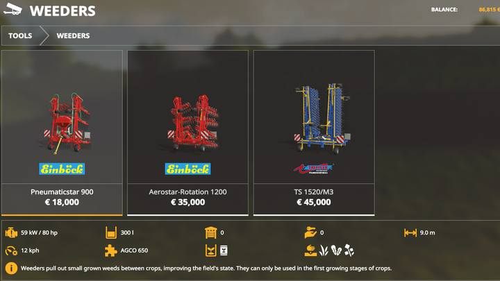 Chwastowniki - Farming Simulator 19: Maszyny do obróbki pola - Farming Simulator 19 - poradnik do gry