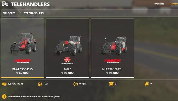 Ładowacze teleskopowe - Farming Simulator 19: Ładowacze - Farming Simulator 19 - poradnik do gry