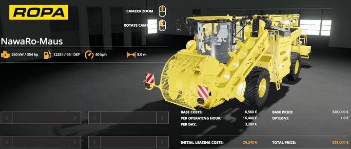 Ropa NawaRo-Maus - Farming Simulator 19: Ładowacze - Farming Simulator 19 - poradnik do gry