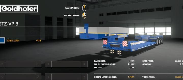 Goldhofer STZ-VP 3 - Farming Simulator 19: Technologia beli, prasy - Farming Simulator 19 - poradnik do gry